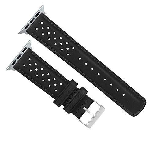 Image of BARTON WATCH BANDS - Horween Leather Watch Bands Compatible with Apple Watch Models - 1, 2, 3, 4, 5, 6, 7, 8, 9, 10, SE, Ultra & Ultra 2