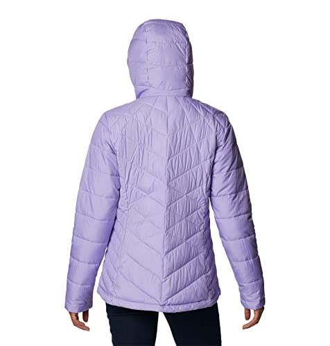 Image of Columbia Women's Omni-Heat Reflective Heavenly Hooded Hiking & Trekking Down Standard Length Jacket
