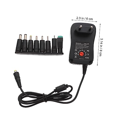 Transformador multivoltaje ajustable 30W Gatuida para monitores con salida USB 2