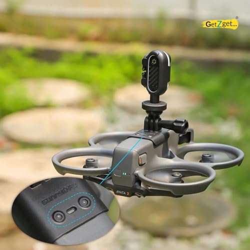 Image of GetZget Action Camera Holder Mount Compatible with DJI Avata 2 Accessories : Capture Every Adventure