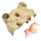 Wuyooprt Cueva Para Acuario,Decoración De Paisaje Para Hábitat De Camarones - Escondites Para Camarones En El Acuario | Para Paisajismo Escondite Subacuatico Betta Cory Pequenos Ciclidos Bagres