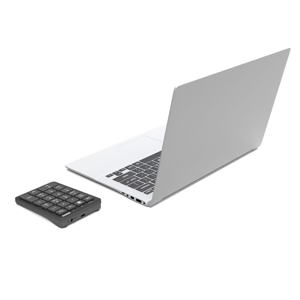 Port Connect pavé numérique pc Bluetooth Rechargeable USB-c Slim Noir