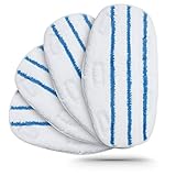 LICORNE Microfiber Steam Mop Pads Compatible PurSteam ThermaPro 10-in-1 (4 Pack)