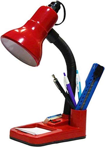Build Deco Electric Study Lamp | Adjustable Neck Table Light for Students & Readers | Compact Desk Lamp for Study, Office & Bedroom Use (Red)(Bulb not Included) Pack of 1piece-image-39