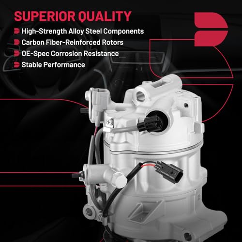 BDFHYK 98588 Air Conditioning A/C Compressor with Clutch Compatible with INFINITI Q50 V6 3.0L 2016-2021, Q60 V6 3.0L 2017-2020, Q50 V6 3.7L 2014-2016
