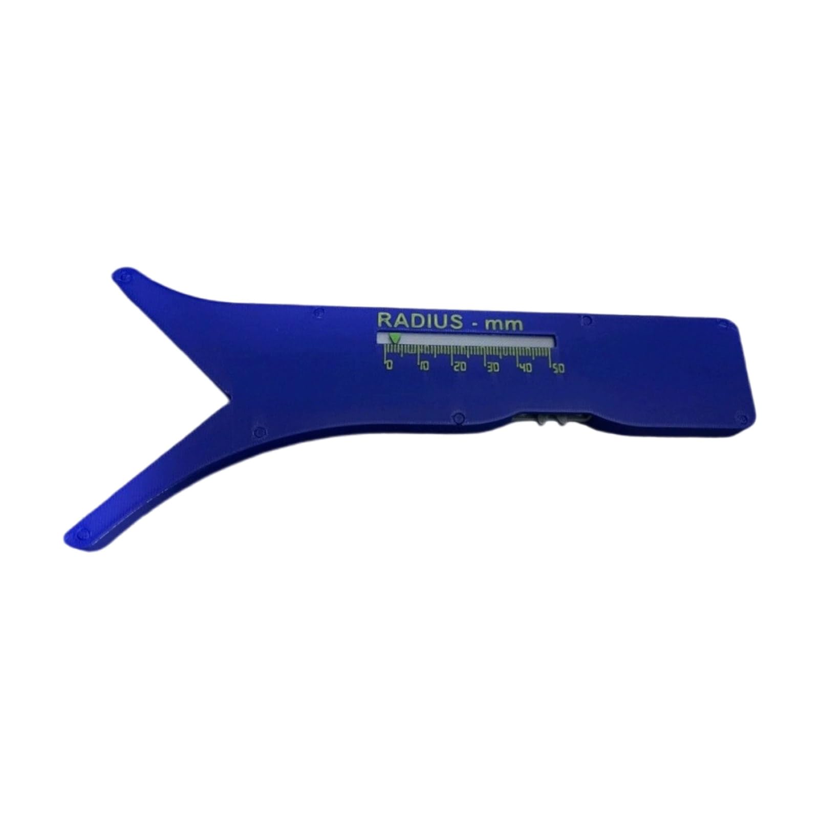 Hsioluted Blue Sliding Gauge Measuring Ruler From 0-50Mm For Woodworking Engineering Drafting Metalworking Sliding Measurement Tool Ergonomic