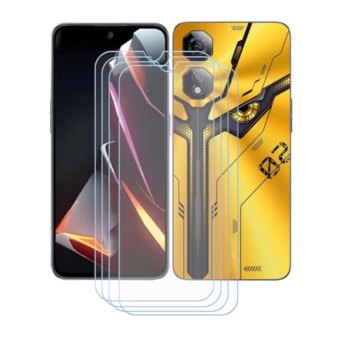 BMPNLSZ [4 Piezas Protector de Pantalla para ZTE Axon 70,9H Dureza HD Anti-caída/Anti-rasguños Sin Burbujas Cristal Templado Vidrio Templado (6,7').