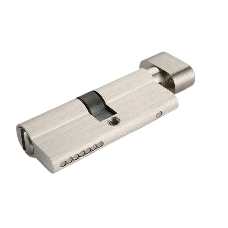 SchließZylinder Messing-Schließzylinder 60 65 70 Sicherheitsschließzylinder Schlafzimmerschlosskern Grundlegender Diebstahlschutzschlossschlüssel Zylinderschloss(60mm(30-30))