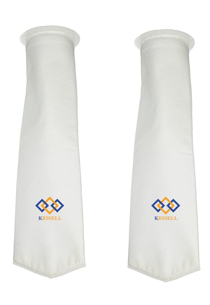 Sediment Filter FB-20-5M, Filter Bag 5 Micron for Filtering Sand, Dirt, Rust from Water (20 inch, PP, White, Pack of 2)-image-6