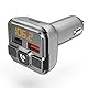 Hama Bluetooth FM Transmitter fürs Autoradio mit Kfz Ladegerät, Freisprecheinrichtung (Auto Adapter für Zigarettenanzünder Buchse mit Anschlüssen für microSD, USB Stick und QC 3.0 zum Laden) Silber