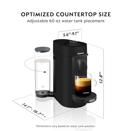 Nespresso VertuoPlus Espresso Machine by De'Longhi