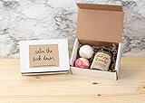 Calm The Fuck Down Gift Set - Two Bath Bombs & One 6oz Soy Candle (White Sage Lavender)