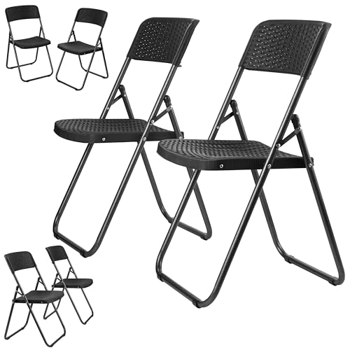 ecosa® Gartenstühle klappbar 2er Set Klappstühle...