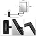QiMH 3X Magnified Wall Mounted Mirror, Rectangular 8x6 Inch with Extendable Arm | Double-Sided Swivel Bathroom Shaving Vanity Mirror