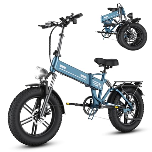 Aimittie Bici Elettrica per Adulti 20', 7 Velocità con...