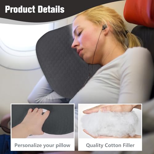 Ear Piercing Pillow for Side Sleepers, Ear Pillows with Holes for Pain, Earring Inflammation Pressure Sores, Cotton Earring Pillow for CNH Side Sleepers