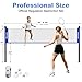 Vbneto Badminton Set, Portable Outdoor Anti-Sag System – Official 20ft x 5ft Easy Setup Durable Net with 4 Rackets, 3 Shuttlecocks & Carry Bag for Backyard, Lawn or Beach Family Fun