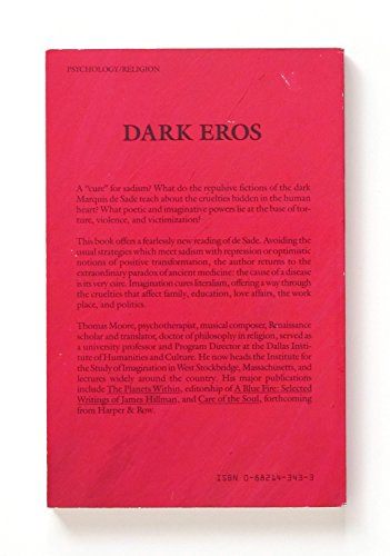 Dark Eros: The Imagination of Sadism 0882143433 Book Cover