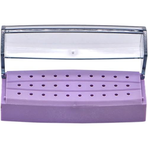 Caja organizadora para brocas de taladro de manicura miniatura 1