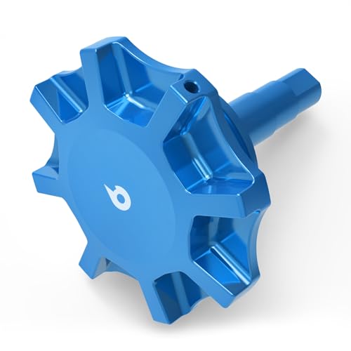 Bevinsee Power Steering Reservoir Cap Compatible with BMW E46 E90 E92 E36 E85 E39 E60 E53 E83, N54 N52, 325i 325Ci 325xi 330i 330xi 330Ci 328i 335i, Replacement 32416851332, 32411128333, Aluminum,Blue