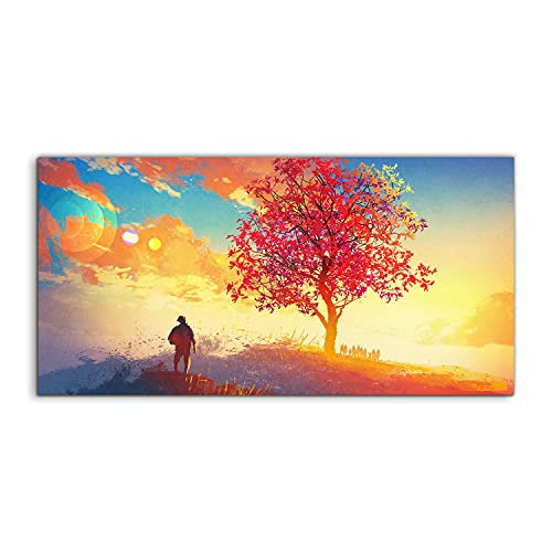 Image sur verre trempé Coloray 120x60cm : tableau d'art mural de luxe