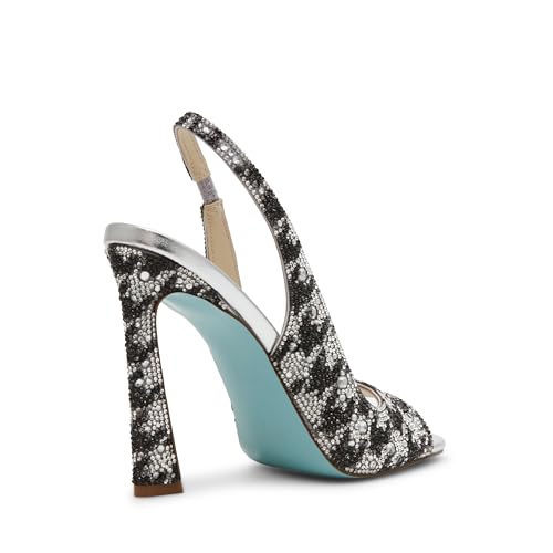 Image of Betsey Johnson Women's Mina Peep-Toe Slingback Heeled Sandals