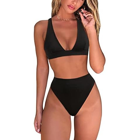 Fatty Tiger High Waisted Thong Bikini Set Cover
