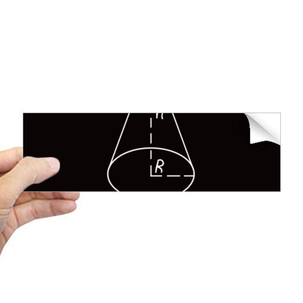 Sticker mathématiques rectangulaire fenêtre adhésif vitre chambre