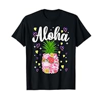 Hawaiian- Aloha Pineapple Funny Kids Girl Women Hawaii T-Shirt
