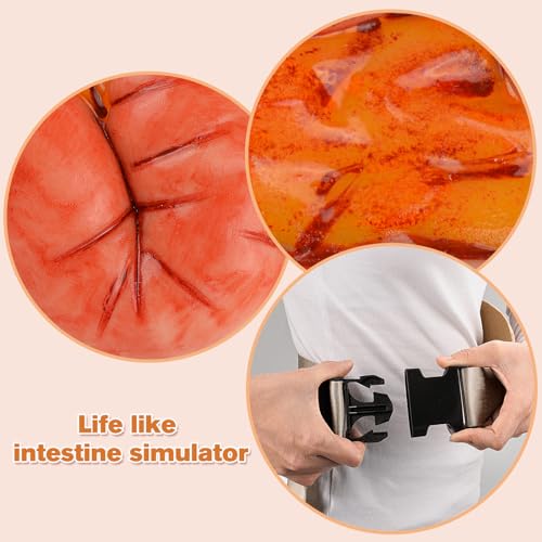 Image of Eviscerated Intestine Simulator, Open Abdominal Wound Packing Trainer, Large Intestine Simulator for Wound Care Practice, Medical Education Tools