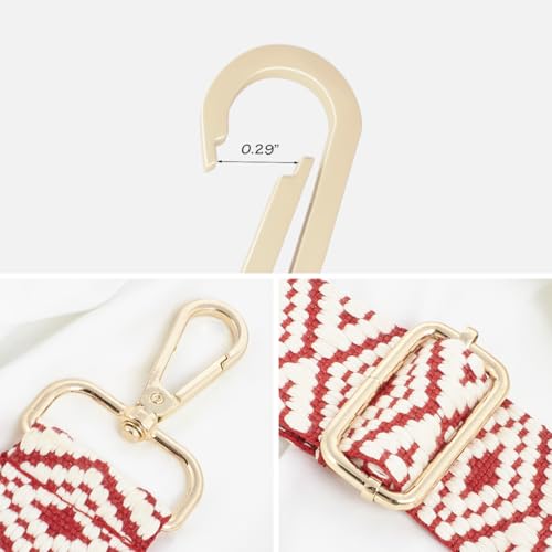 Image of Adjustable Handbag Strap Wide Purse Strap Replacement Shoulder Crossbody Bag Strap
