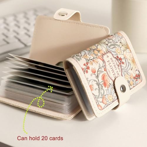 Business Card Case PU Large Capacity Women Wallets Money (Green)2