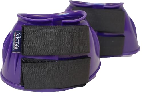 Shires Quick Fit Over Reach Boots (Pony, Purple)