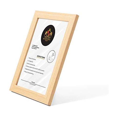 RK RETAIL KING | Wood Grain Texture | Perfect For Gifting | Wall Hanging Frames | Home Décor Frames Cover