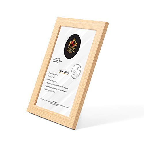 RK RETAIL KING | Wood Grain Texture | Perfect Frames For Gifting | Tabletop Wall Mount Frames | Home Décor Picture Frames