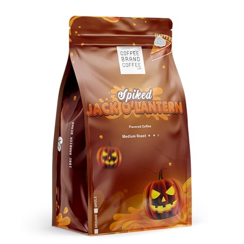 Spiked Jack-o'-Lantern Medium Roast Flavored Whole Bean Coffee Br...