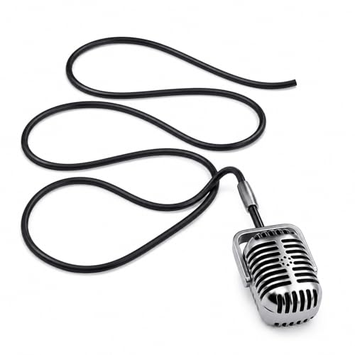 LOGOFUN Antique Hanging Microphone Prop