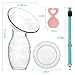 Bumblebee Manual Breast Pump with Breastfeeding Milk Saver Stopper& lid in Gift Box Food Grade Silicone bpa PVC and Phthalate Free