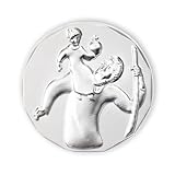 FRITZ COX Automedaille Christophorus modern, mit Diamantenschliff-Rand 3cm