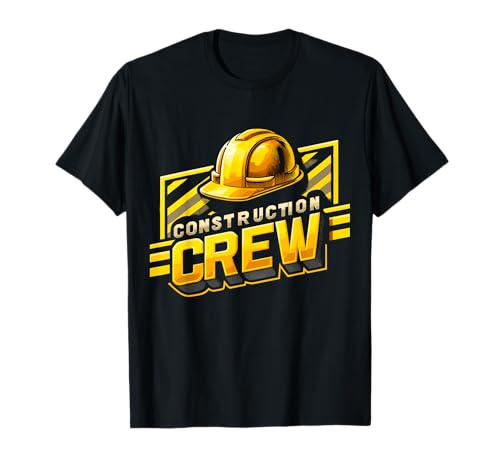 Construction Crew Family Matching Birthday or Home Building T-Shirt