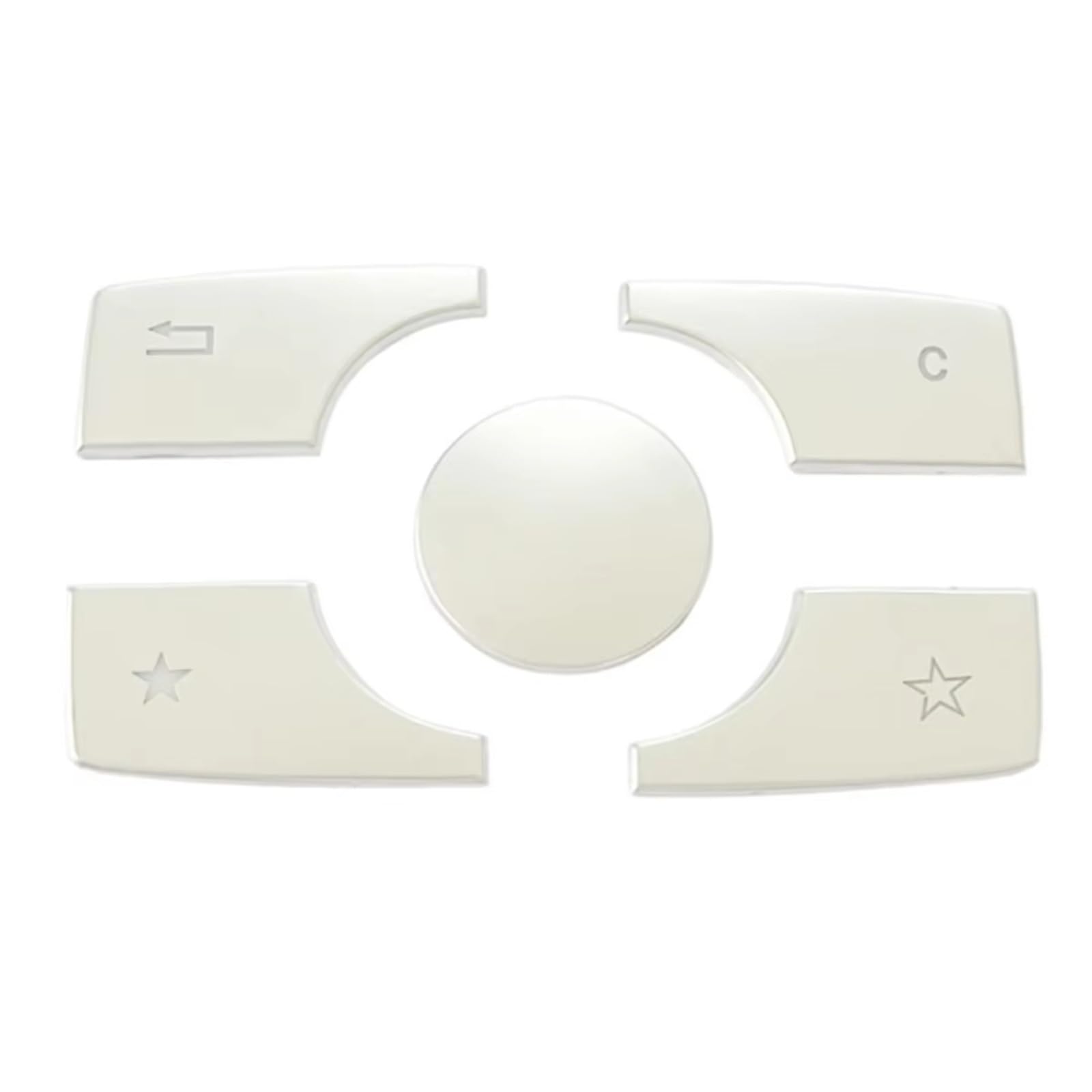 Repair Patch Compatible with Benz E ML GL Class W212 W164 W166 X166 2012 2013 2014 2015 Car Accessories Central ES Multimedia Buttons Cover Trim Stickers