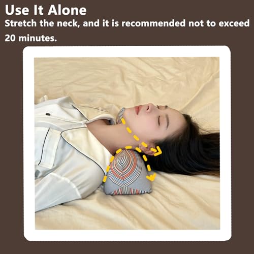 XGIMAXVEL, Travesseiro de trigo sarraceno que protege o pescoço, travesseiro de casca de trigo sarra