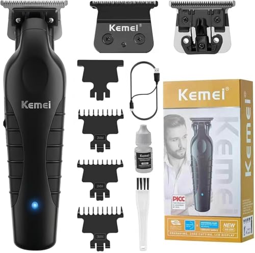 KEMEI 2299 Professional Hair Clippers for Men Professional - Cordless&Corded Barber Clippers for Hair Cutting & Grooming Rechargeable Beard Trimmer
