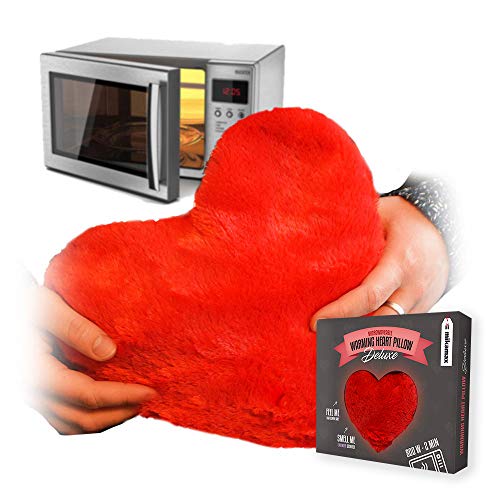 Almohada corazón cálido mikamax el regalo romántico Deluxe de lavanda roja