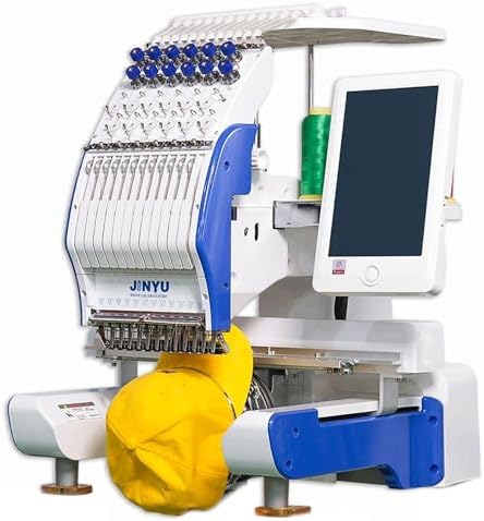 Fbshicung 12 Needles mini single head computerized embroidery machine 1200RPM Automatic Commercial Hats and Clothing Embroidery #FB-1201