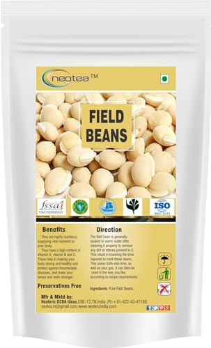 Image of Neotea Field Beans (Mochai Kottai /Hyacinth Beans) 500g | Avarebele, Double Beans, Pavata, Lima Beans | 100% Natural, No Preservatives | Direct from Farmers