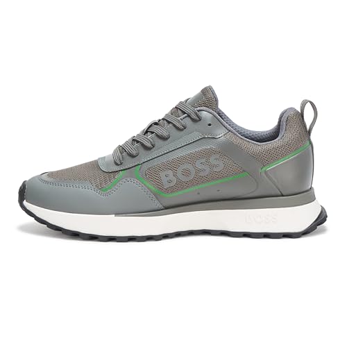 Image of BOSS Men's Big Logo Mesh Mix Lace Up Sneaker