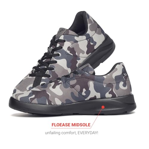 Image of Plaeto Camo Men's Multiplay Casual Shoes | Comfortable Lightweight Shoes with Breathable Canvas | All-Day Casual Wear Sneakers