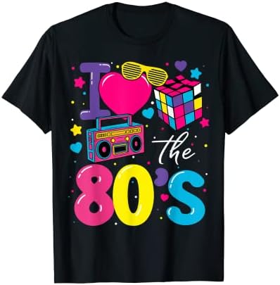 I Love The 80s 80's Party Retro Men Women Kids T-Shirt
