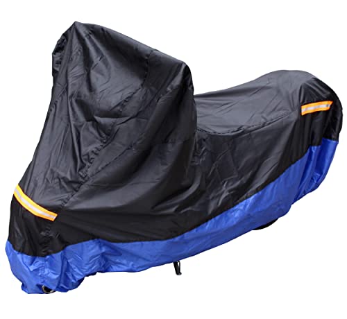 Auto Accessori Lupex Motorcycle Cover Waterproof 210D Oxford Fabric Size M 208 x 89 x 120 cm Universal Cover for Outdoor Motorcycle